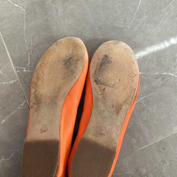 SAM EDELMAN: orange Sam Edelman ballet flats - Picture 3 of 3